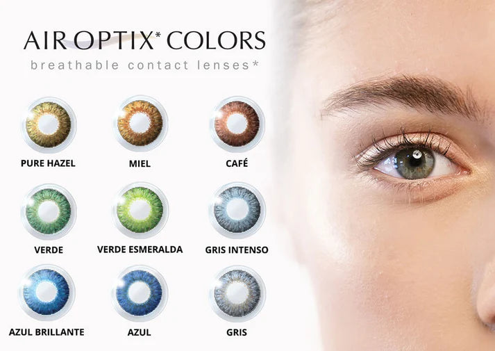 Lentes De Contacto Air Optix Colors Sin Graduación
